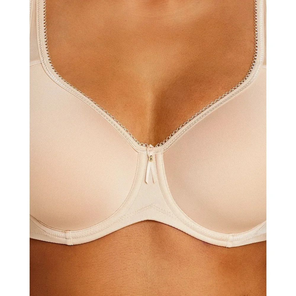 Wacoal Basic Beauty Full Figure Spacer Underwire T Shirt Bra Sand‎ Sz 44 D 44D